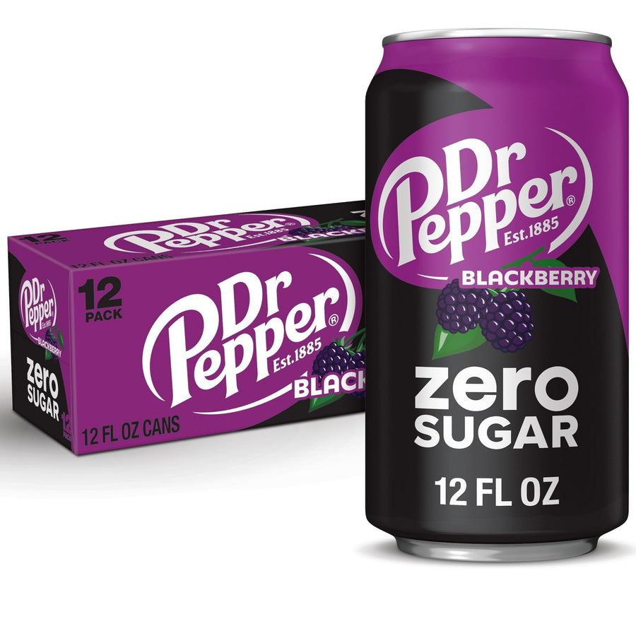 Dr Pepper Blackberry Zero Sugar Soda - Fresh Pour