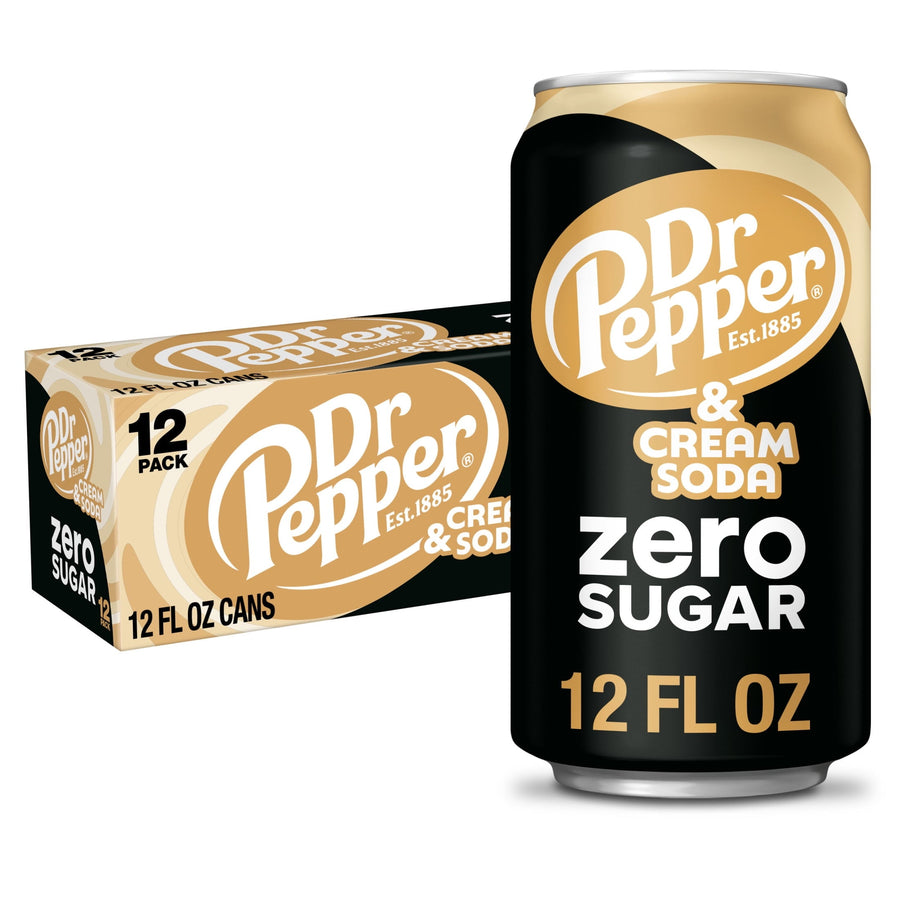 Dr Pepper & Cream Soda Zero Sugar - Soft Treat