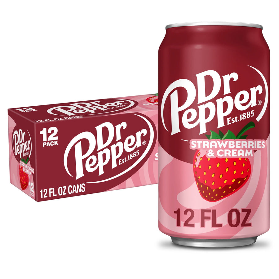 Dr Pepper Strawberries & Cream Soda - Daily Pour